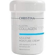 Christina Elastin Collagen Azulene Moistur Cream/ Увлажняющий азуленовый крем с коллагеном и эластином для нормальной кожи 250 мл ( снят с производства)